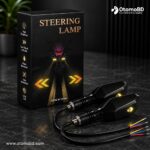 Premium LED Steering Lamp & Universal Turn Signal Indicator (Pair)