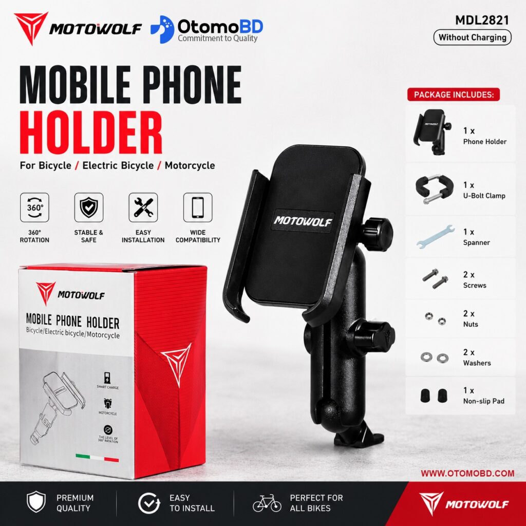 Motowolf MDL2821 Mobile Phone Holder Price in Bangladesh - OtomoBD